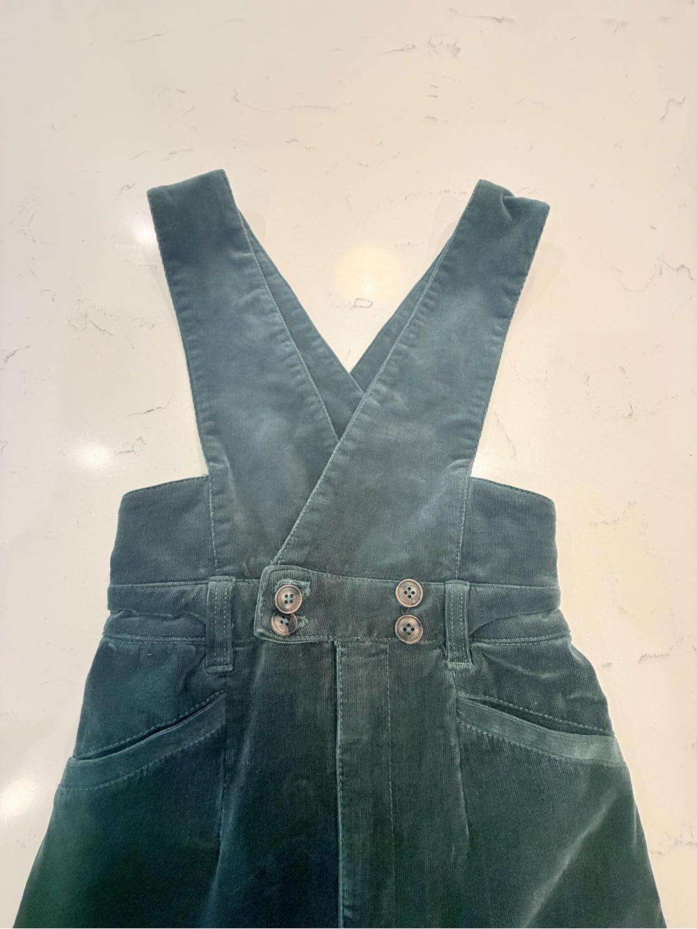 Anthropologie Pilcro Corduroy Jumpsuit Overalls in Sage Green - Picture 5 of 15